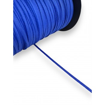 Trimming, webbing tape synthetic 5mm width in Royal Blue color